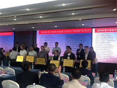 瀘天化獲“2018年四川省技術(shù)創(chuàng)新與知識(shí)產(chǎn)權(quán)保護(hù)優(yōu)秀企業(yè)”稱號(hào)