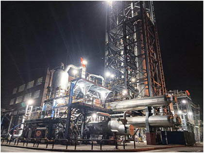 瀘天化股份公司合成老系統(tǒng)裝置一次開(kāi)車(chē)成功出產(chǎn)品