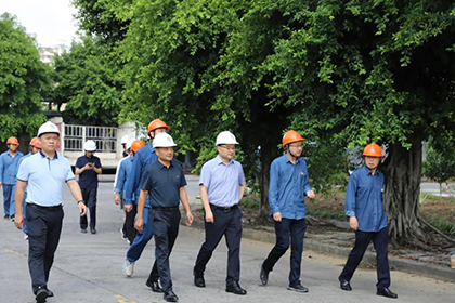 瀘州市生態(tài)環(huán)境局到天宇油脂公司開(kāi)展環(huán)保專(zhuān)項(xiàng)調(diào)研