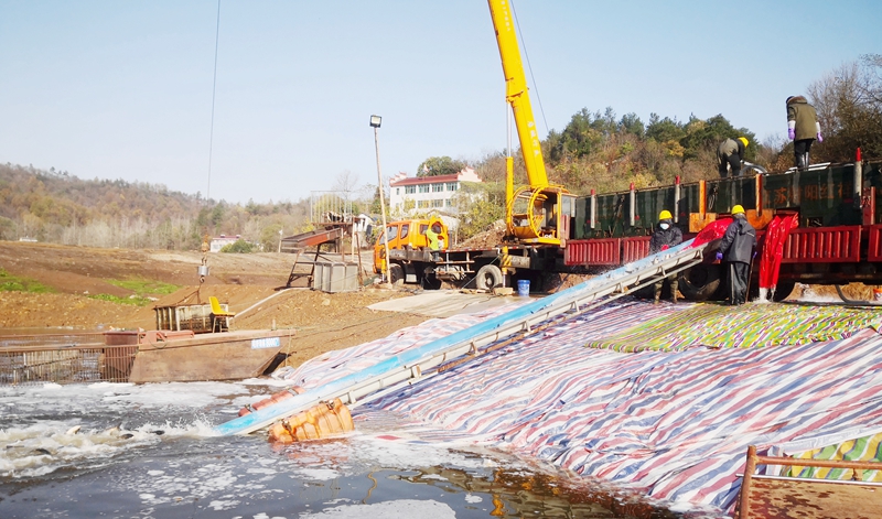 公司圓滿完成2022年度魚種投放 公司圓滿完成2022年度魚種投放